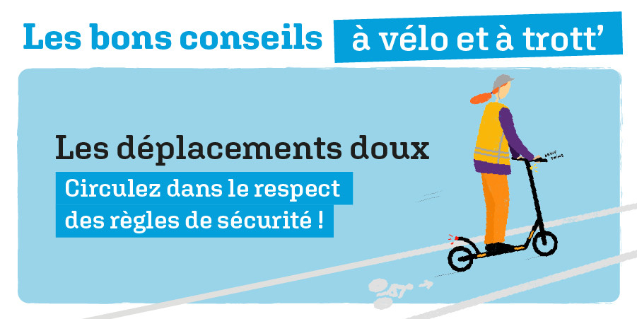 Trottinettes électriques : partageons la voie publique en toute sécurité
